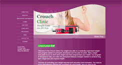 Desktop Screenshot of crouchclinicweightloss.com